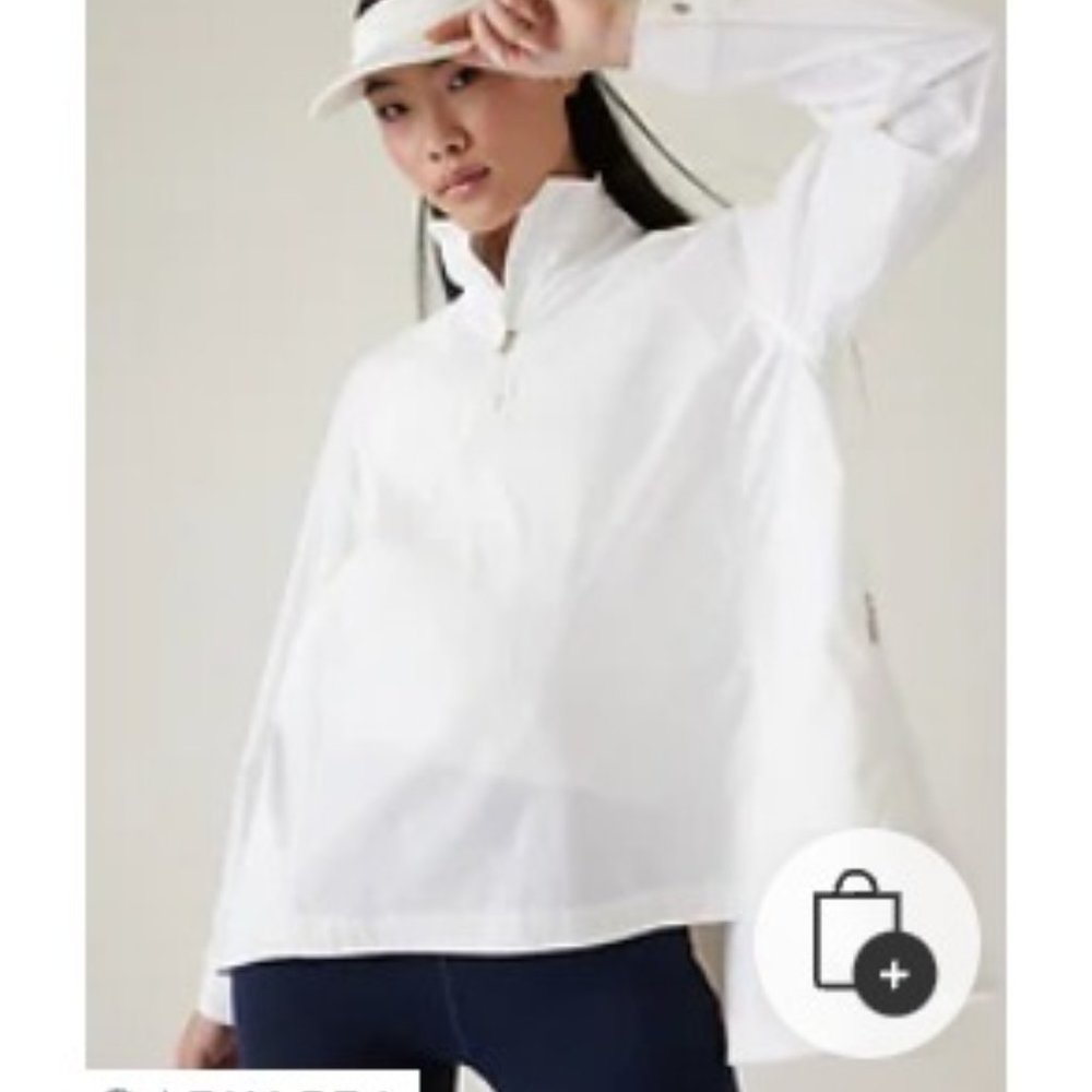 Athleta Advantage Poplin Top (XXS)